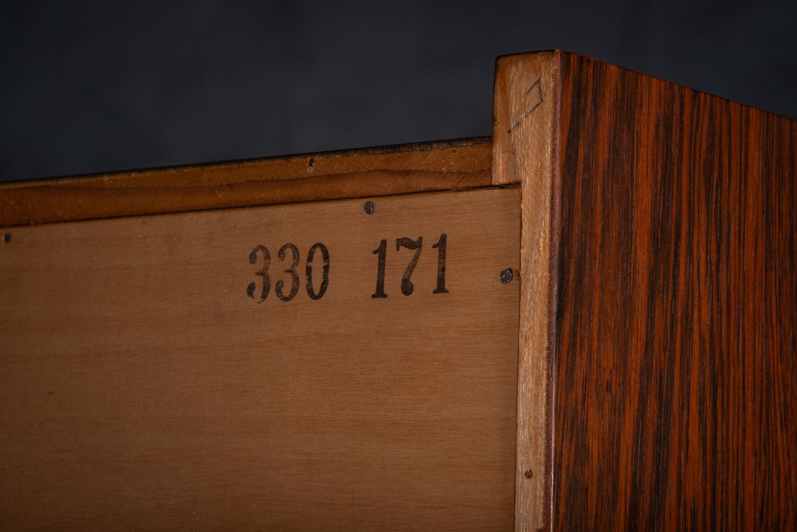 Furniture Rosewood Bookcase By Johannes Sorth For Nexø Møbelfabrik, 1960s photo