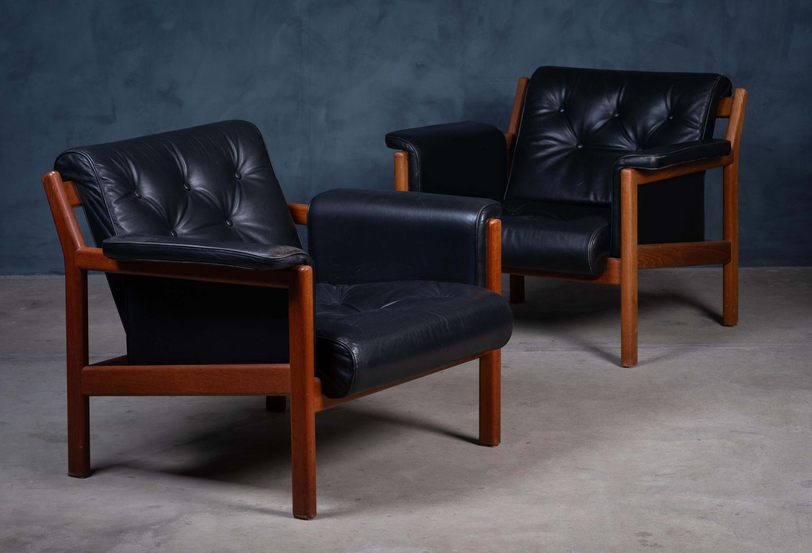 Karl Erik Ekselius Armchairs / Lounge Chair In Teak, Sweden, 1960s photo Furniture
