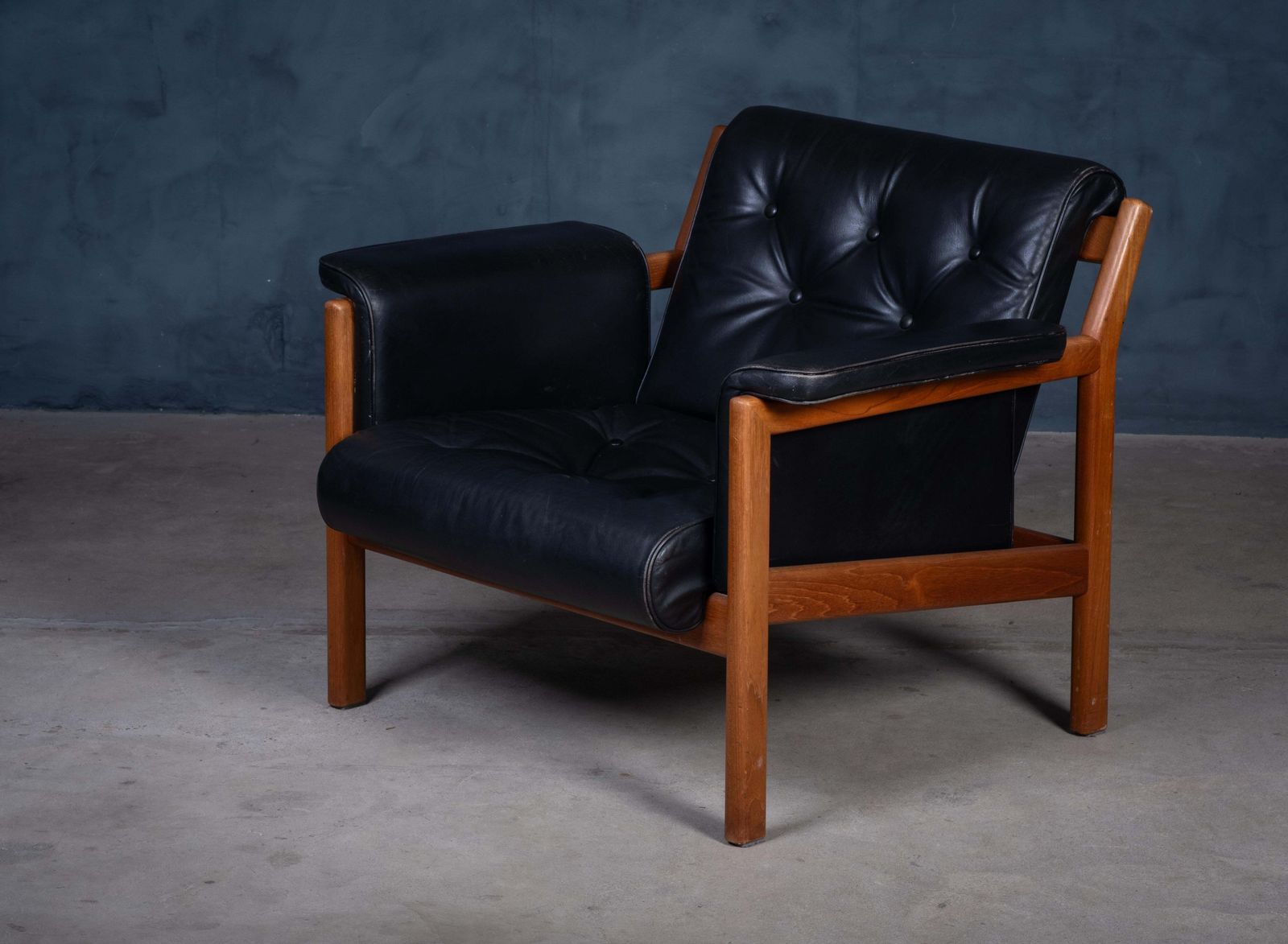 Karl Erik Ekselius Armchairs / Lounge Chair In Teak, Sweden, 1960s photo vintage