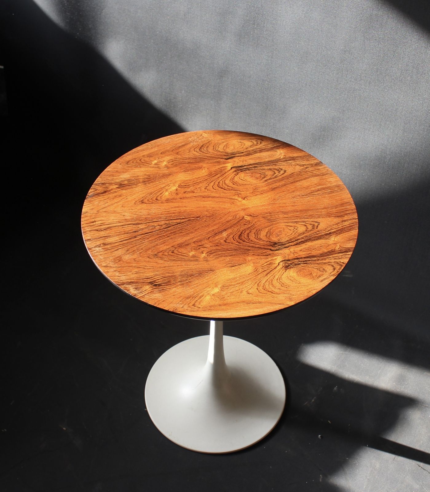 1200.0 Pair Of Arkana Tulip Based Rosewood Side Tables photo