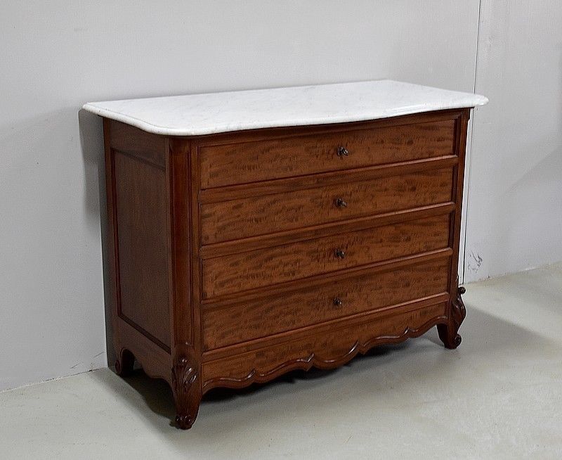 Parisian Chest Of Drawers Louis XV Style Rocaille, 20th photo furniture