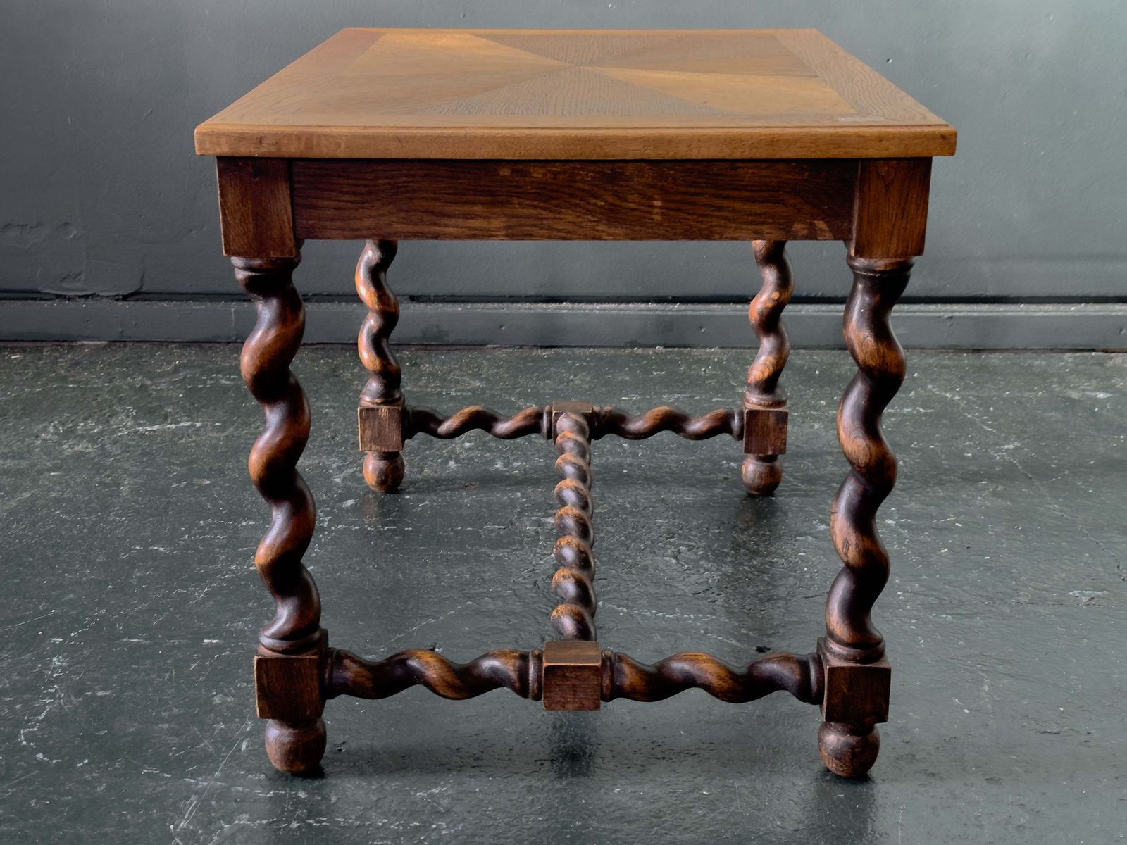 Spindle Side Table photo vintage