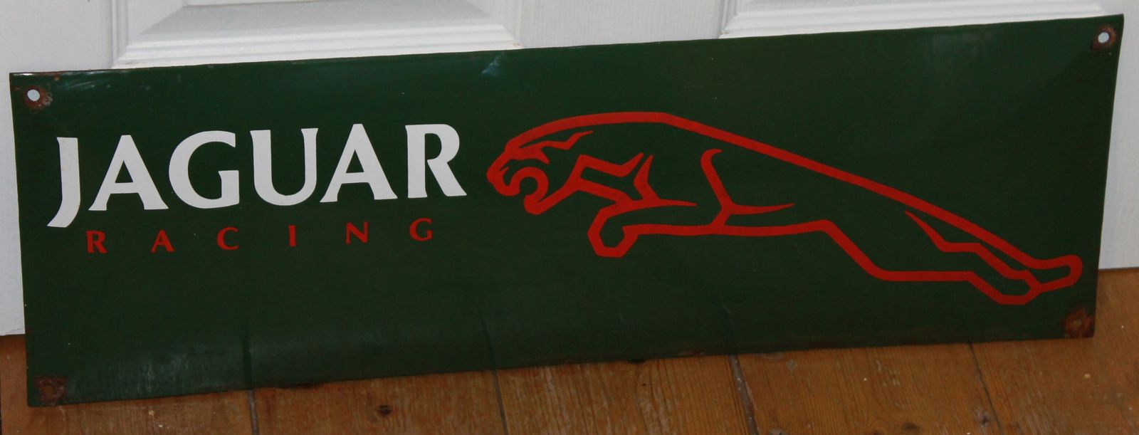 Jaguar Garage Auto Advertising Porcelain Sign Leaper Frederick Gordon Crosby E Type Xjs Car Workshop photo buy