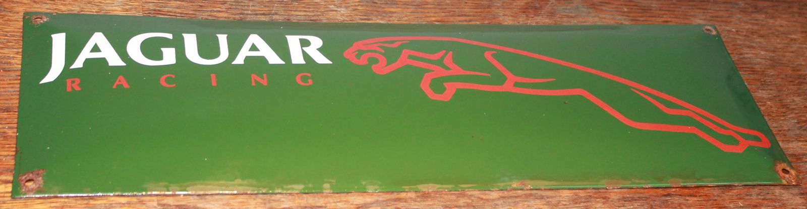 Jaguar Garage Auto Advertising Porcelain Sign Leaper Frederick Gordon Crosby E Type Xjs Car Workshop