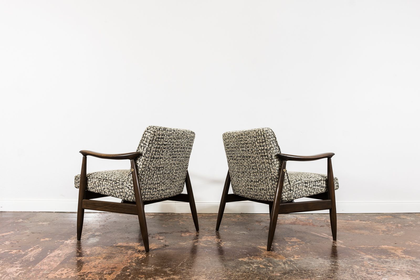 Mid Century Armchairs By Juliusz Kędziorek, Poland, 1960s, Set Of 2 photo vintage