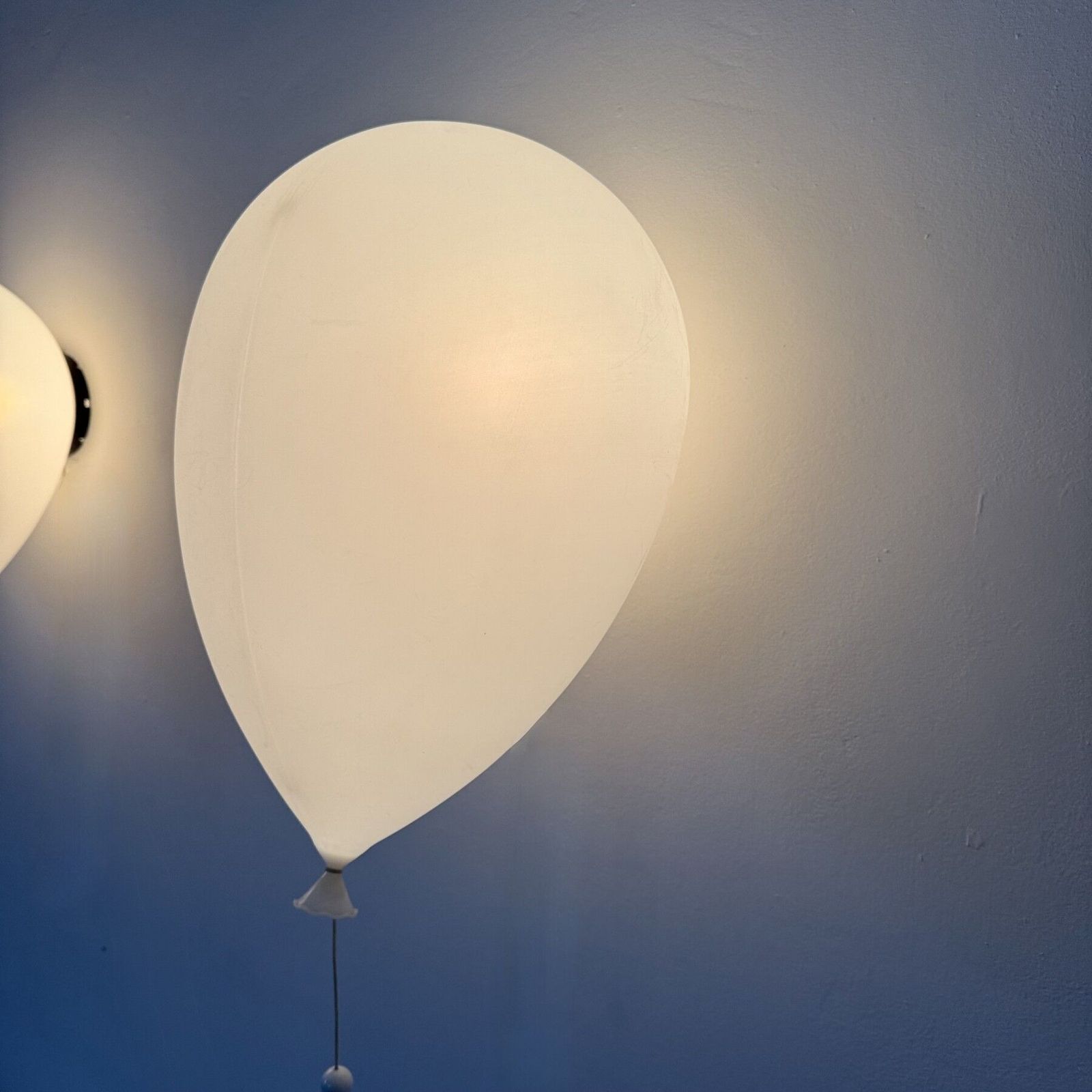 Paar Grote Palloncino Wandlampen Van Yves Christin Voor Bilumen, 1984 photo vintage