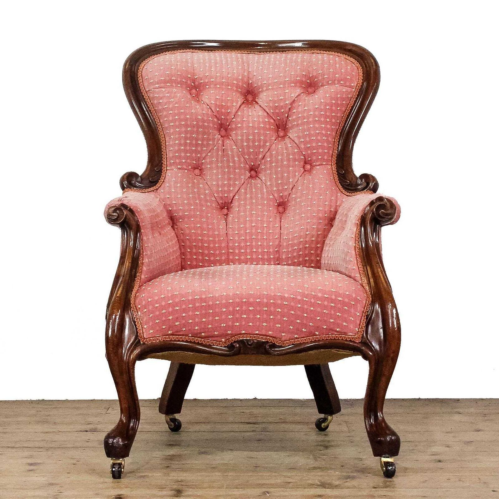 Antique Victorian Upholstered Armchair | Antique Armchair | Antique Seating | Victorian Antiques | Victorian Armchair photo furniture