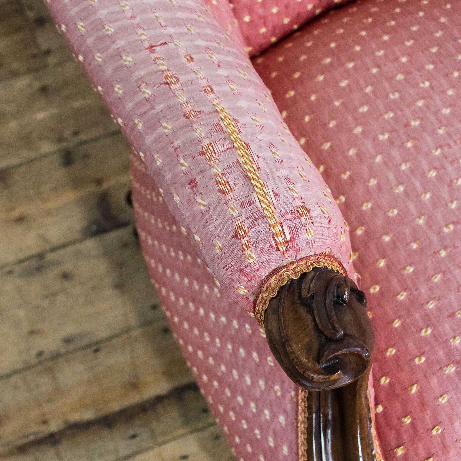 Antique Victorian Upholstered Armchair | Antique Armchair | Antique Seating | Victorian Antiques | Victorian Armchair photo buy
