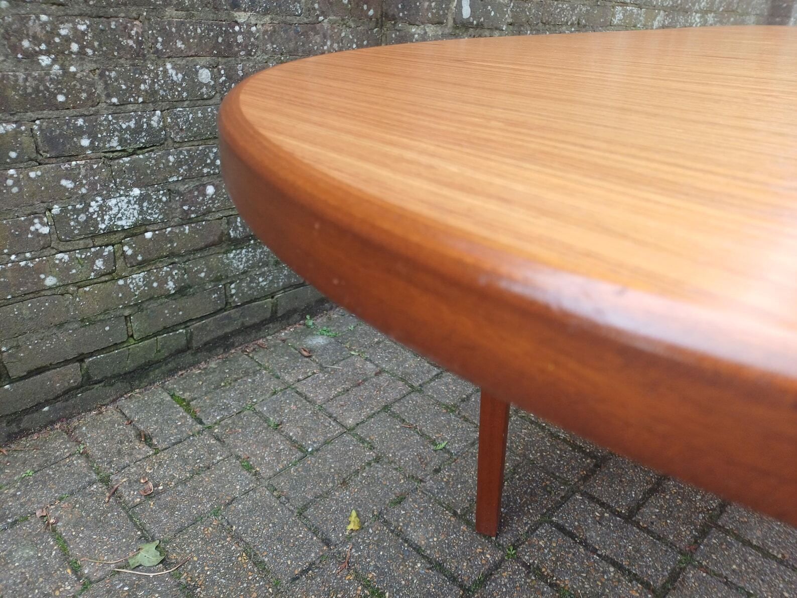 Late 1970s Retro Extending Dining Table Sculptural Scandinavian Style Exceptional Quality Solid Wood Base Near Perfect Free Hand Delivery photo furniture