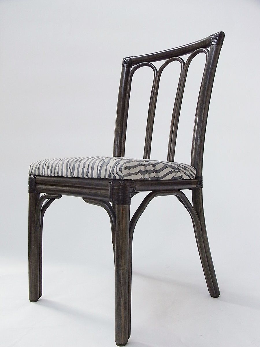 Dining Chairs In Rattan And Bamboo From Mcguire, USA, 1970s, Set Of 6 photo vintage