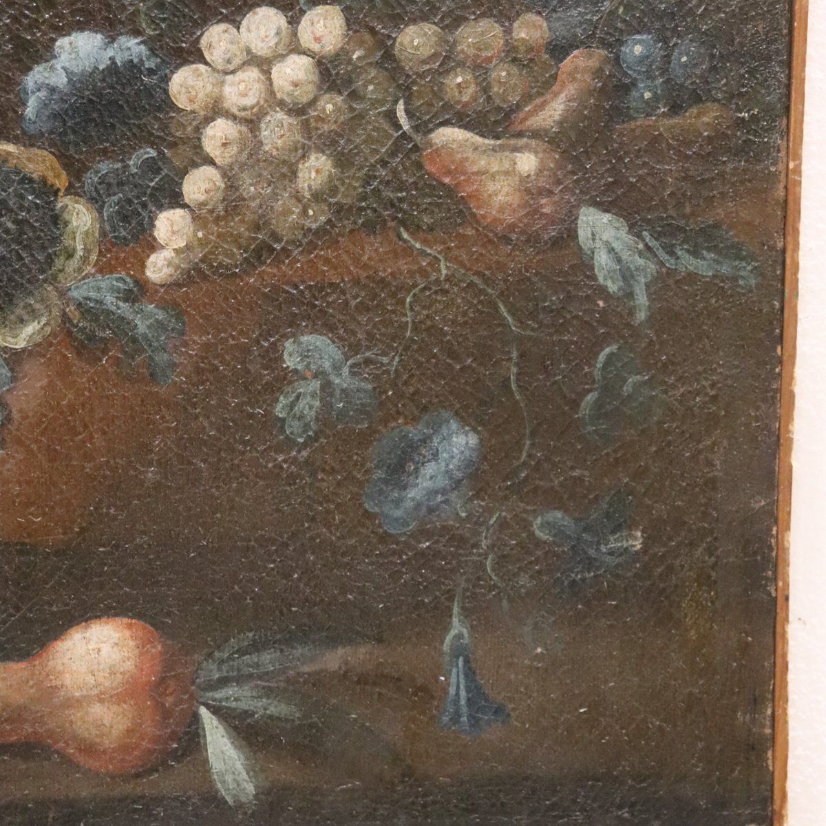 Art Still Life With Flowers And Fruits, 1700s, Oil On Canvas photo
