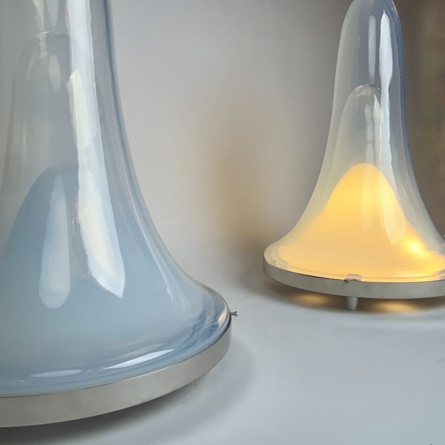 Pair Of Ls144 Table Lamps By Carlo Nason For Av Mazzega photo Lighting
