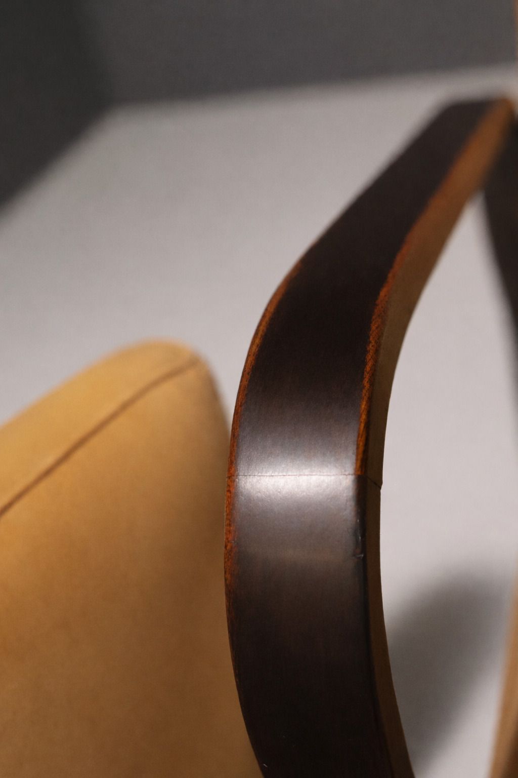 Koželka & Kropáček Armchair, 1940s, Silver Medal – Milan Triennale 1946, Restored Bentwood Frame photo Furniture