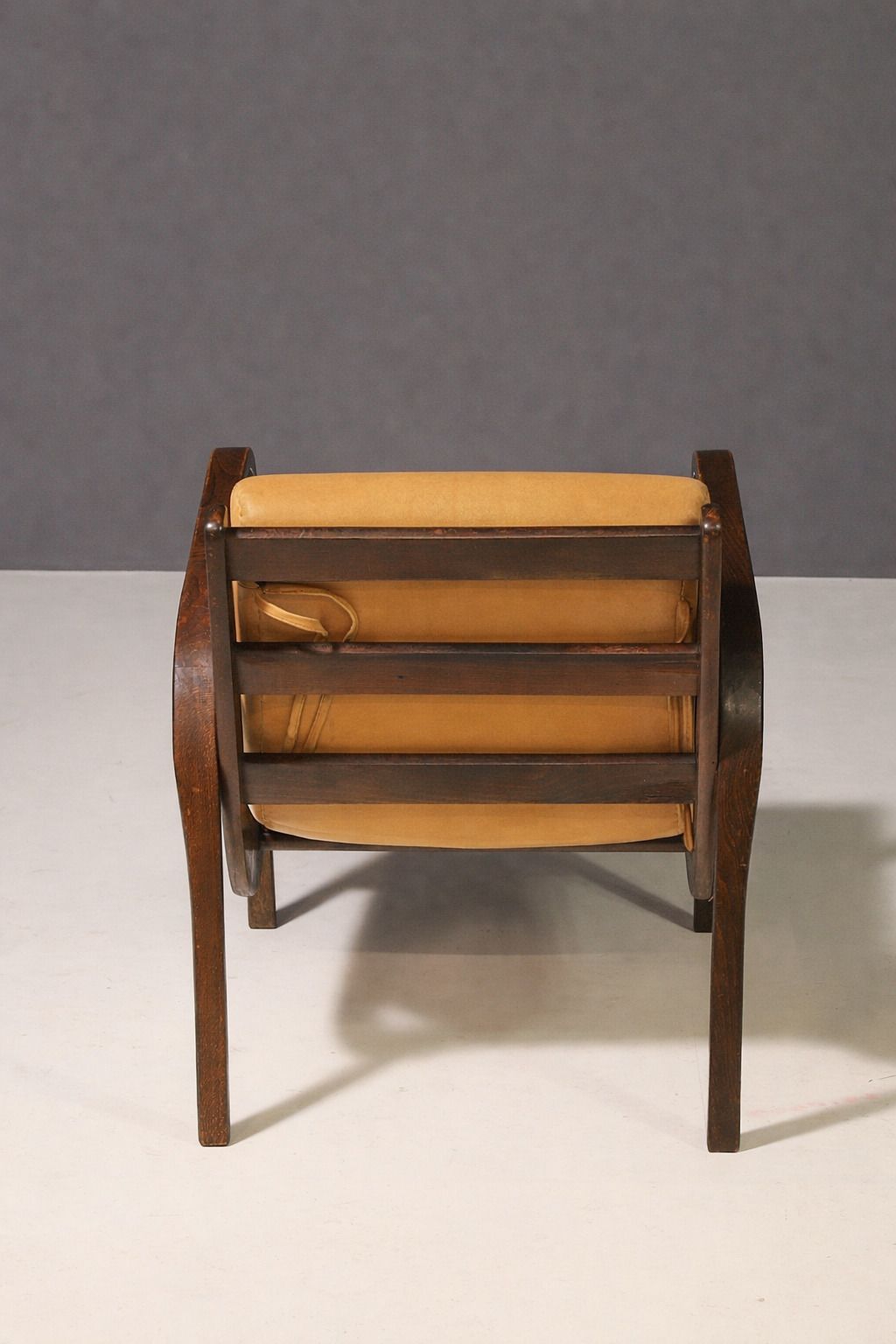 Koželka & Kropáček Armchair, 1940s, Silver Medal – Milan Triennale 1946, Restored Bentwood Frame photo vintage