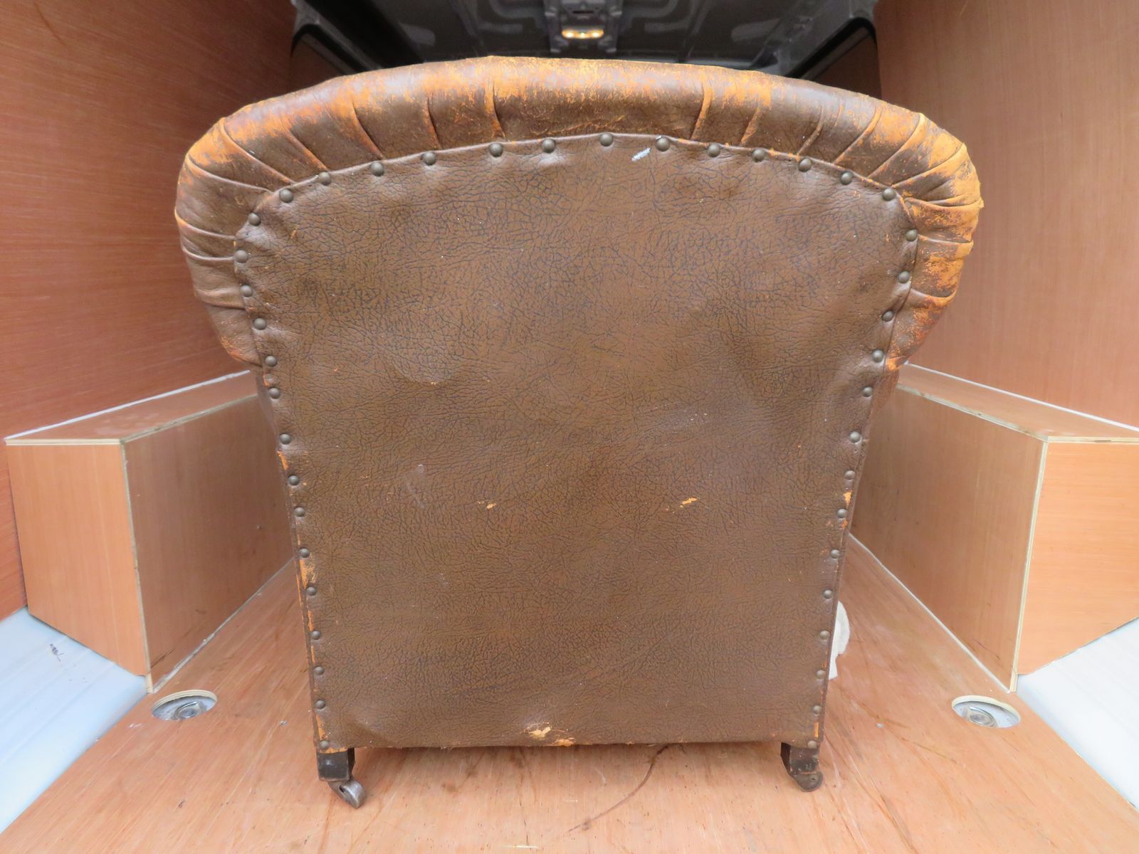 Art Deco Leather Club Armchair photo buy