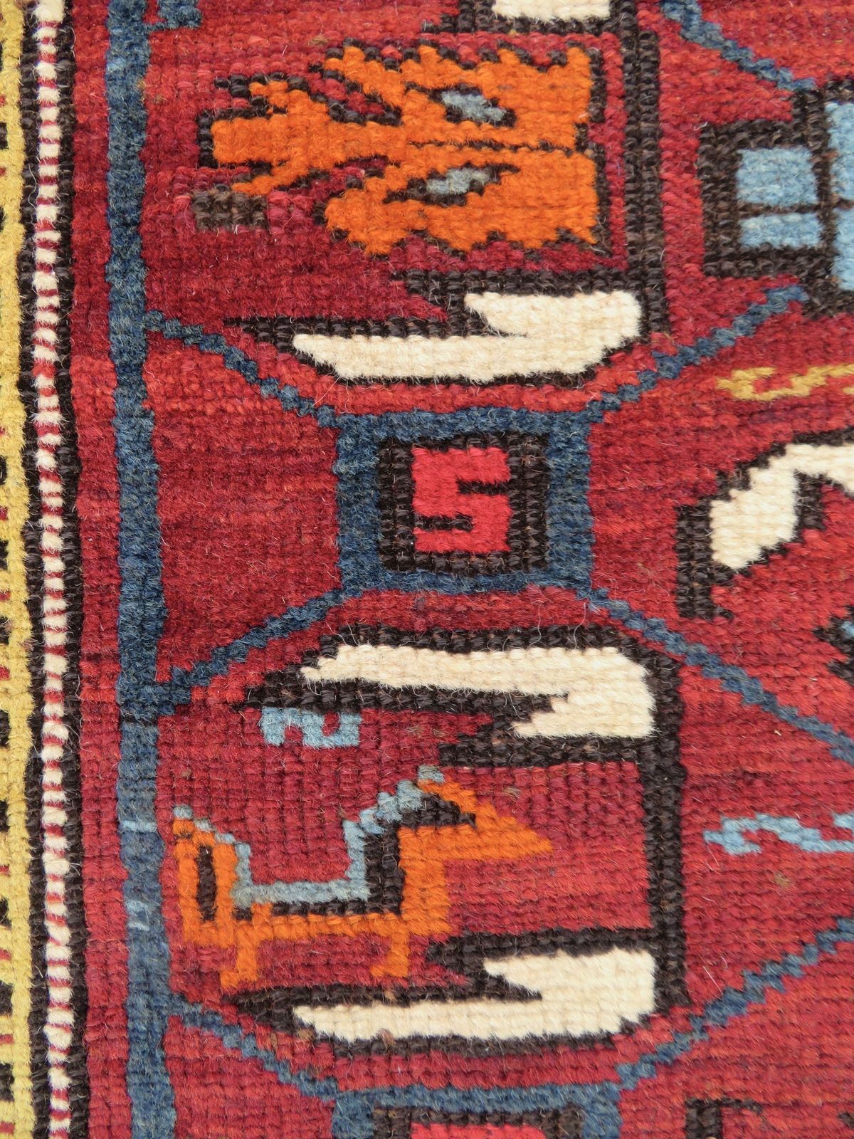 Antique Caucasian Karabagh Rug. 210cm X 127cm. photo 699.0