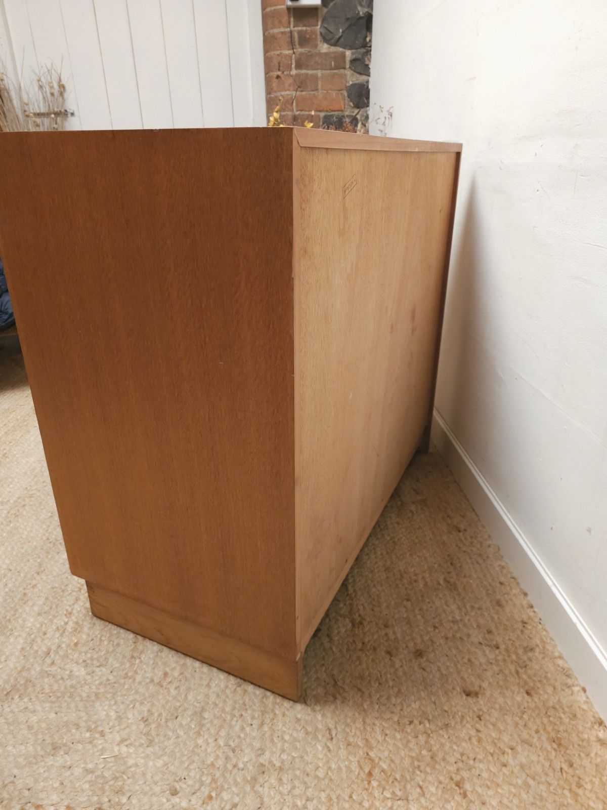 photo vinterior Meredew Mid Century Dressing Chest Retro Oak Chest Of Drawers Vintage Delivery
