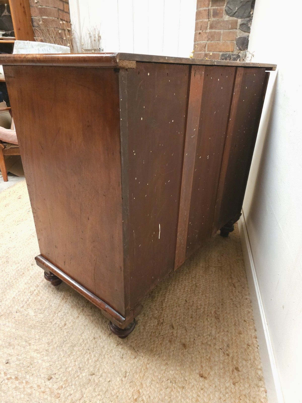 photo for sale Victorian Chest Of Drawers Mahogany Vintage Antique Storage Rustic Delivery
