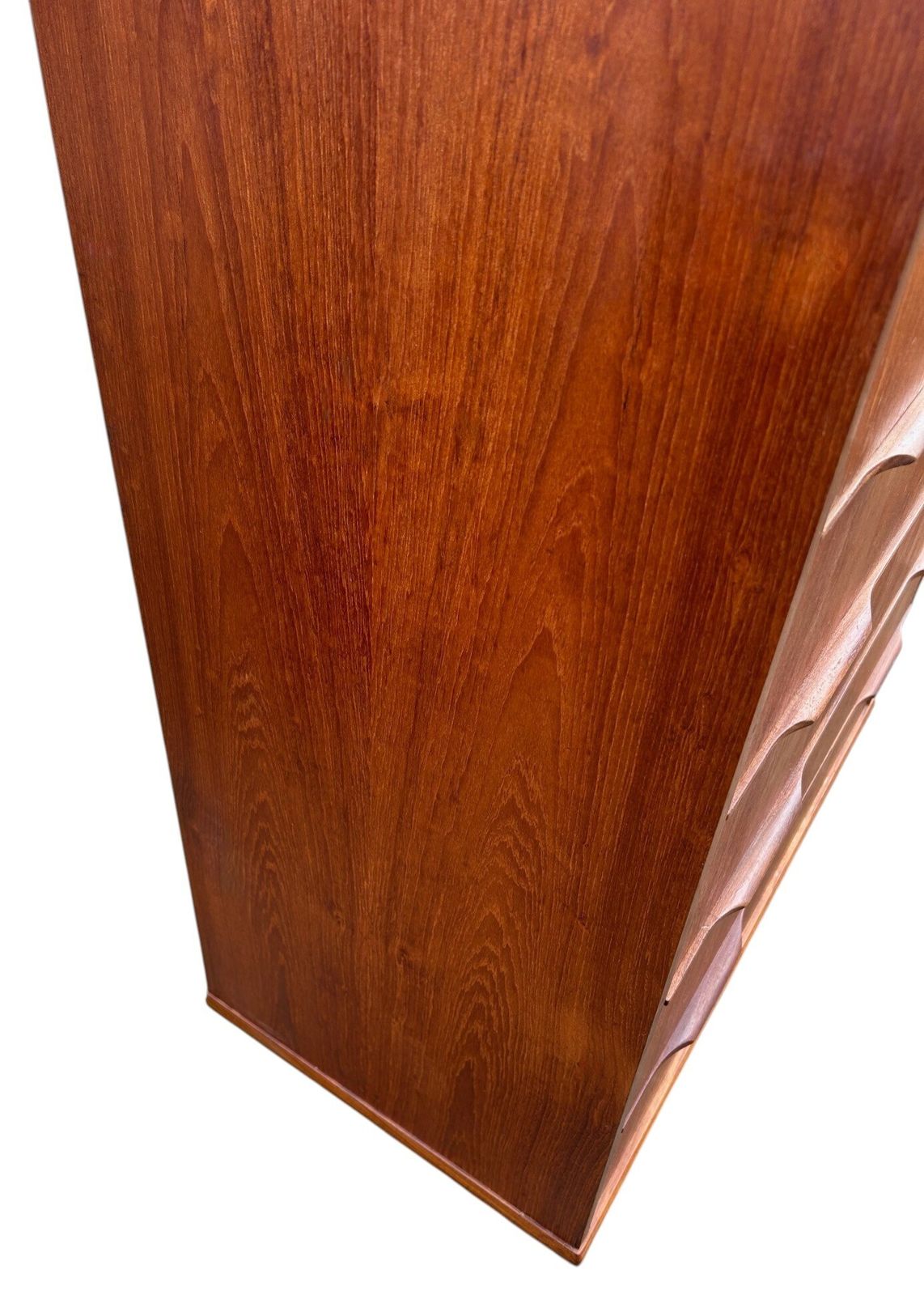 1450.0 Danish Large Teak Chest Of Drawers Mid Century Tallboy 1960s photo