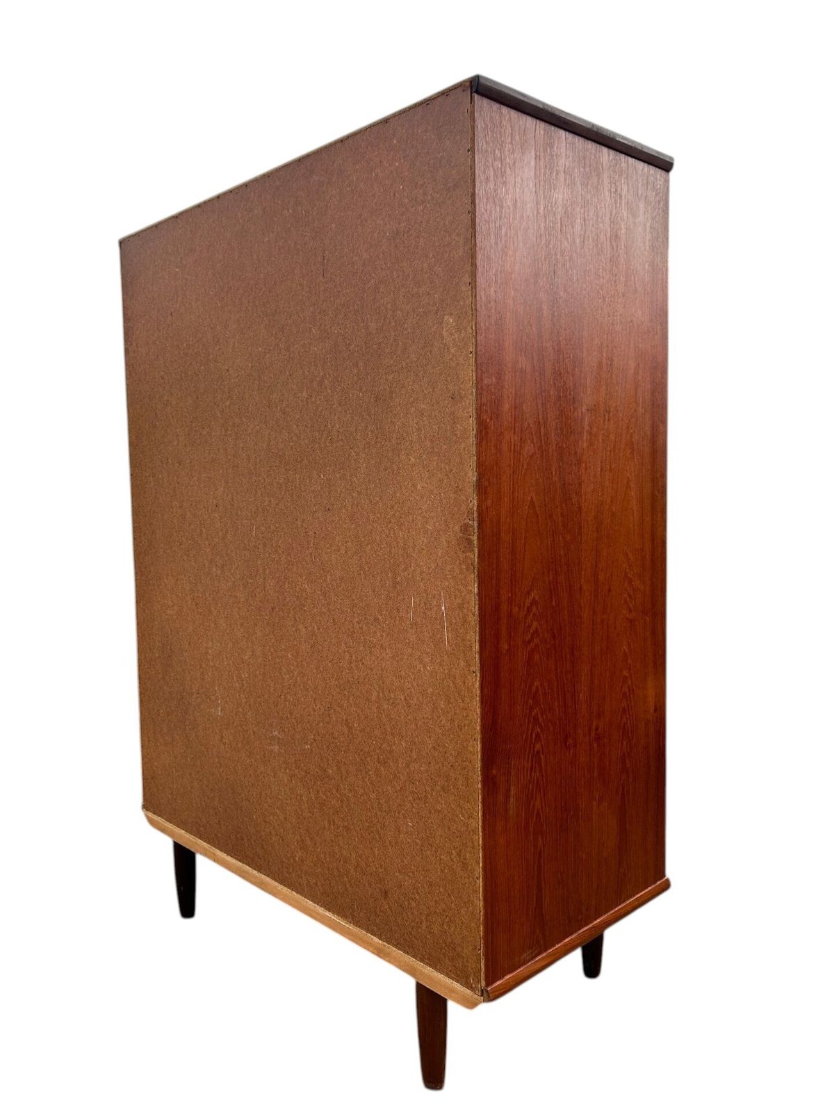 photo vintage Danish Large Teak Chest Of Drawers Mid Century Tallboy 1960s