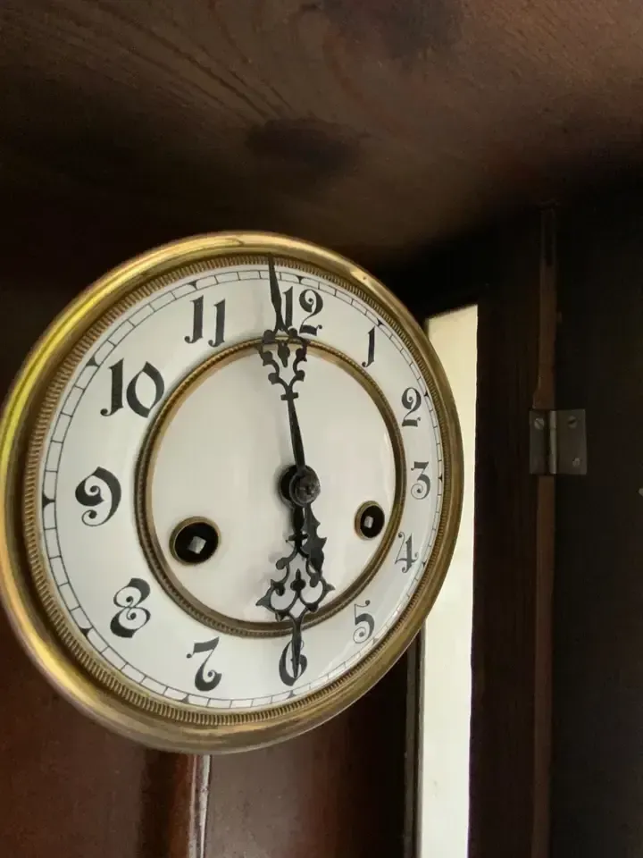photo for sale Antique Regulator Wall Clock With Gustav Becker Movement, Germany 1900s