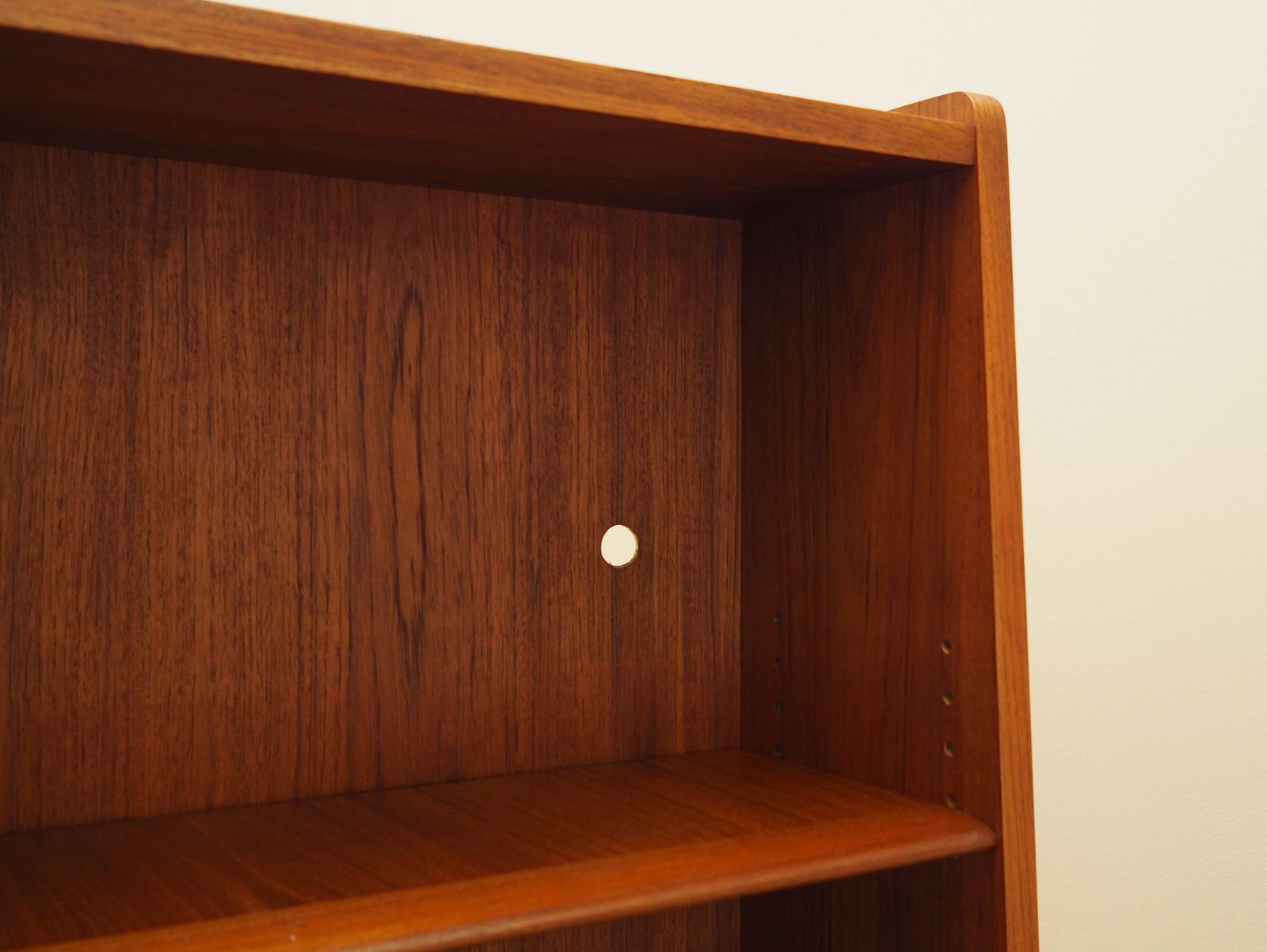 Teak Bookcase, Danish Design, 1970s, Designer: Johannes Sorth photo vintage