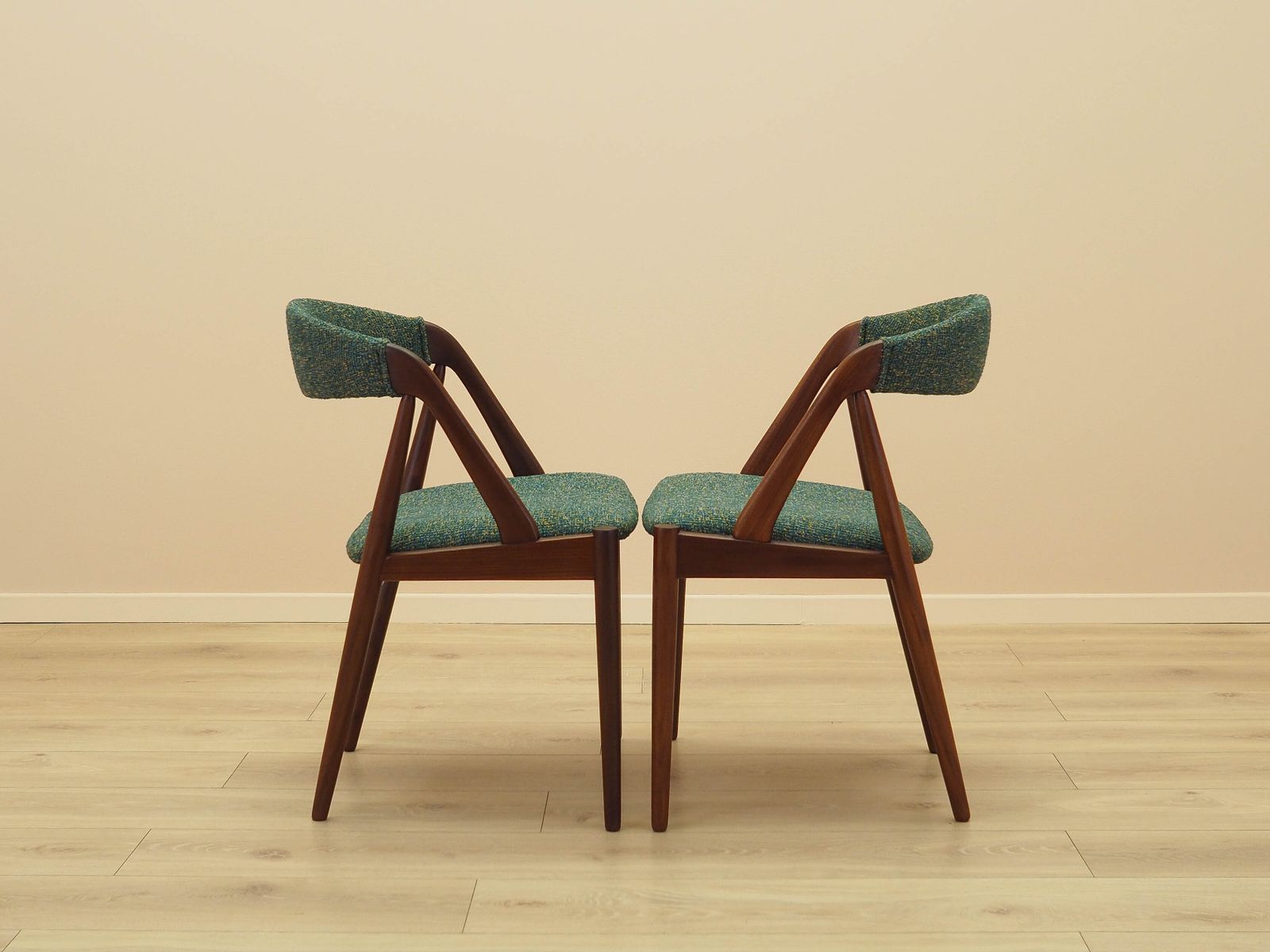 Set Of Two Teak Chairs, Danish Design, 1970s, Designer: Kai Kristiansen photo buy