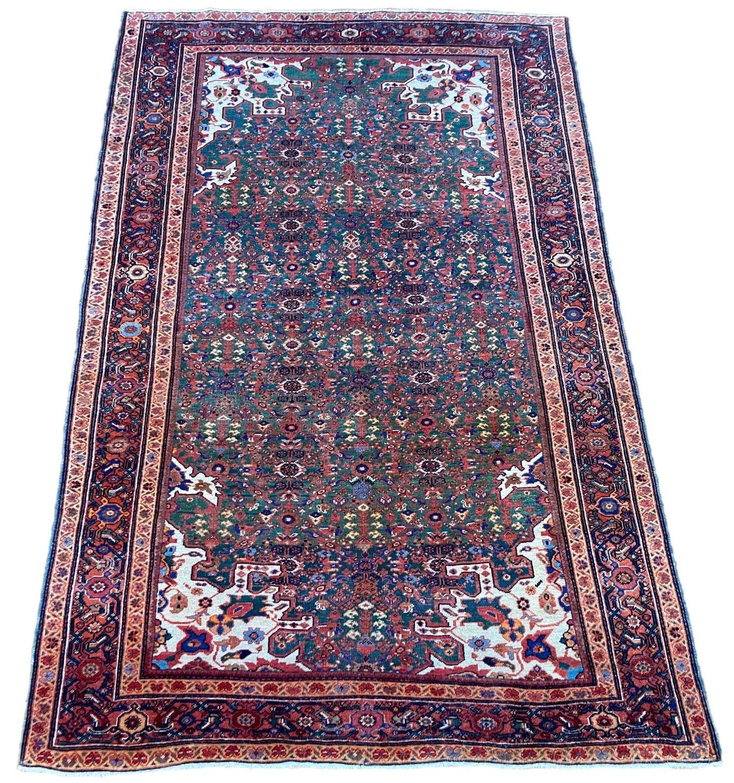 Antique Mahal Rug 2.08m X 1.32m photo furniture