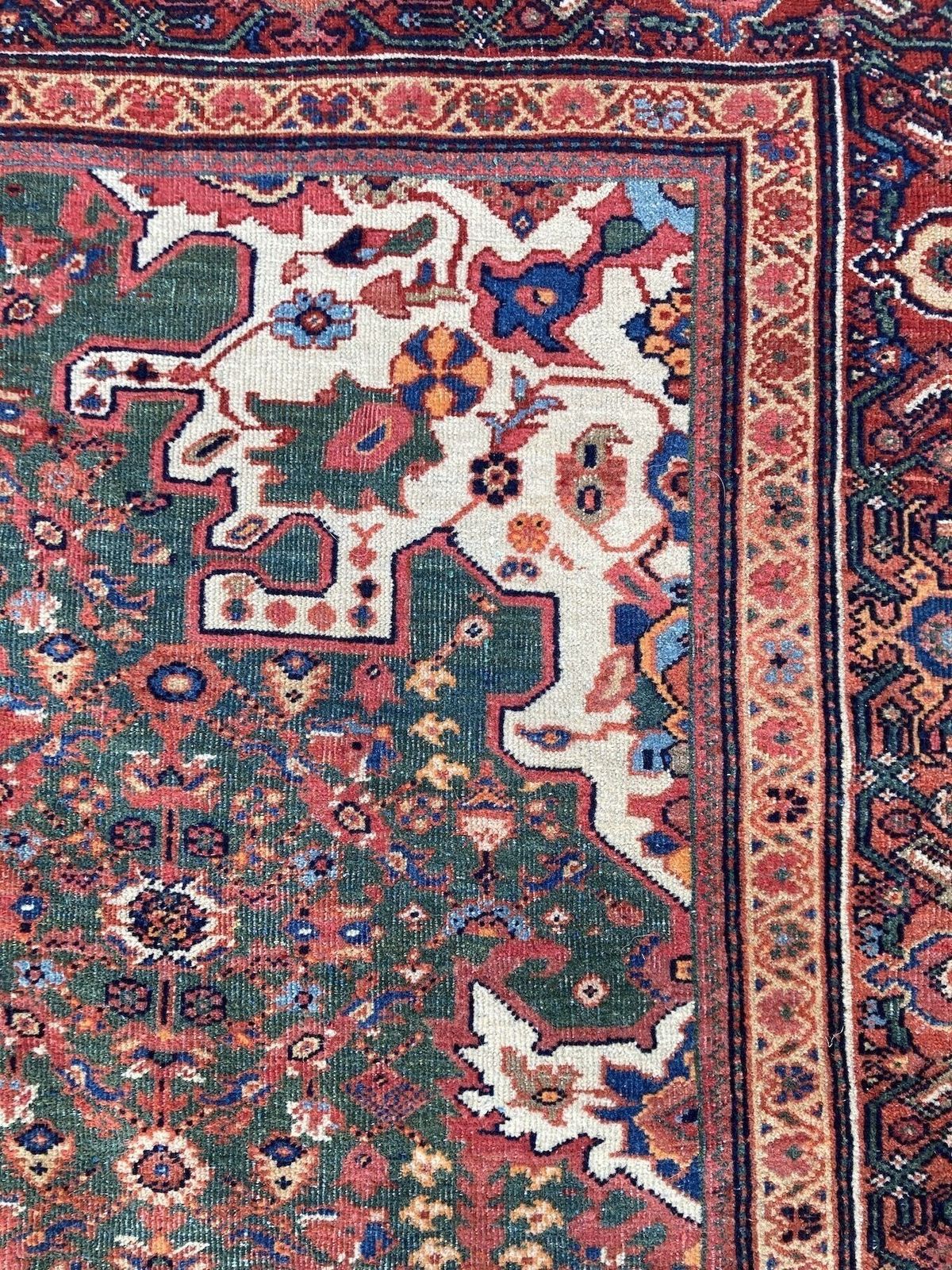 Textiles Antique Mahal Rug 2.08m X 1.32m photo