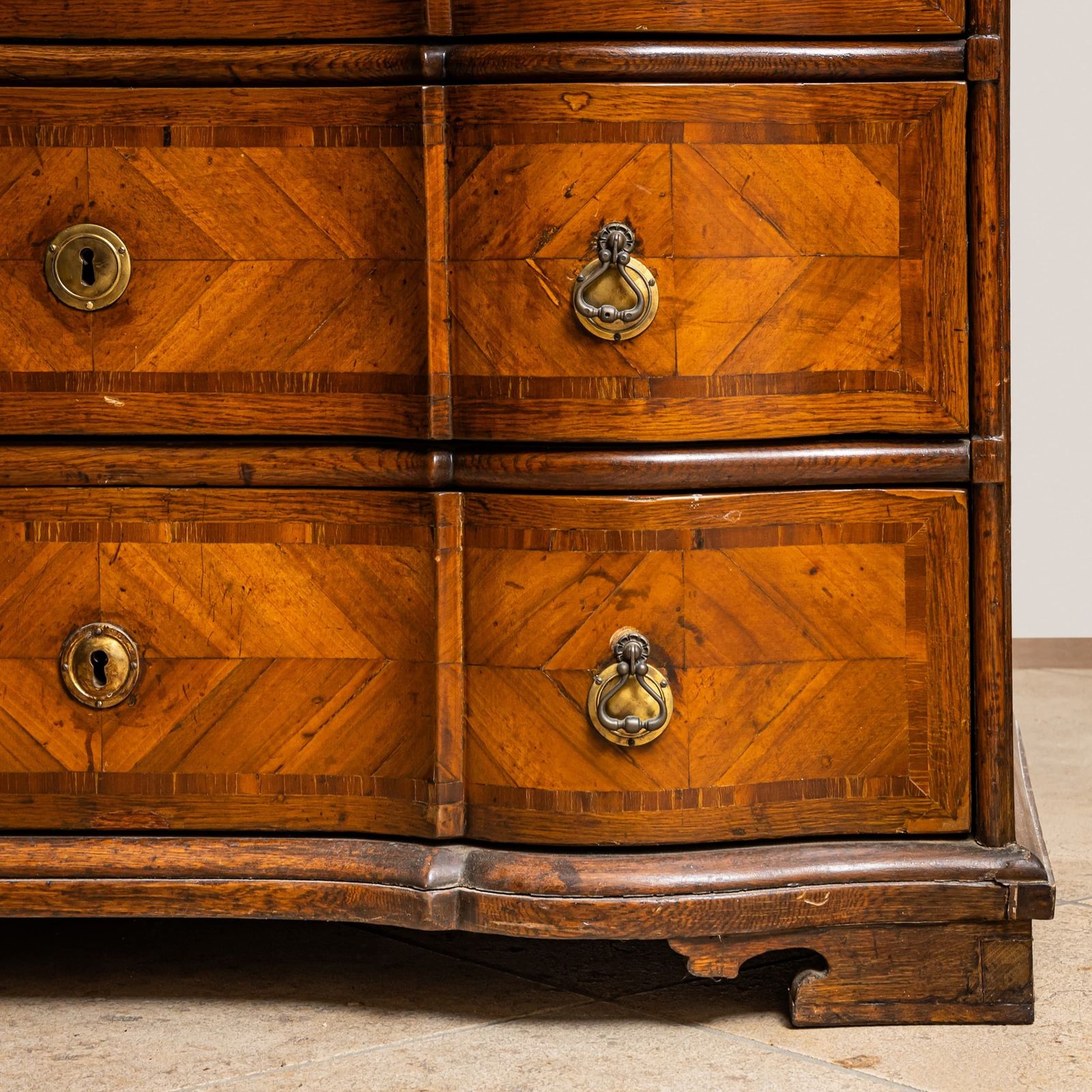 Baroque Slant Front Secretary Desk, Mid 18th Century photo vinterior
