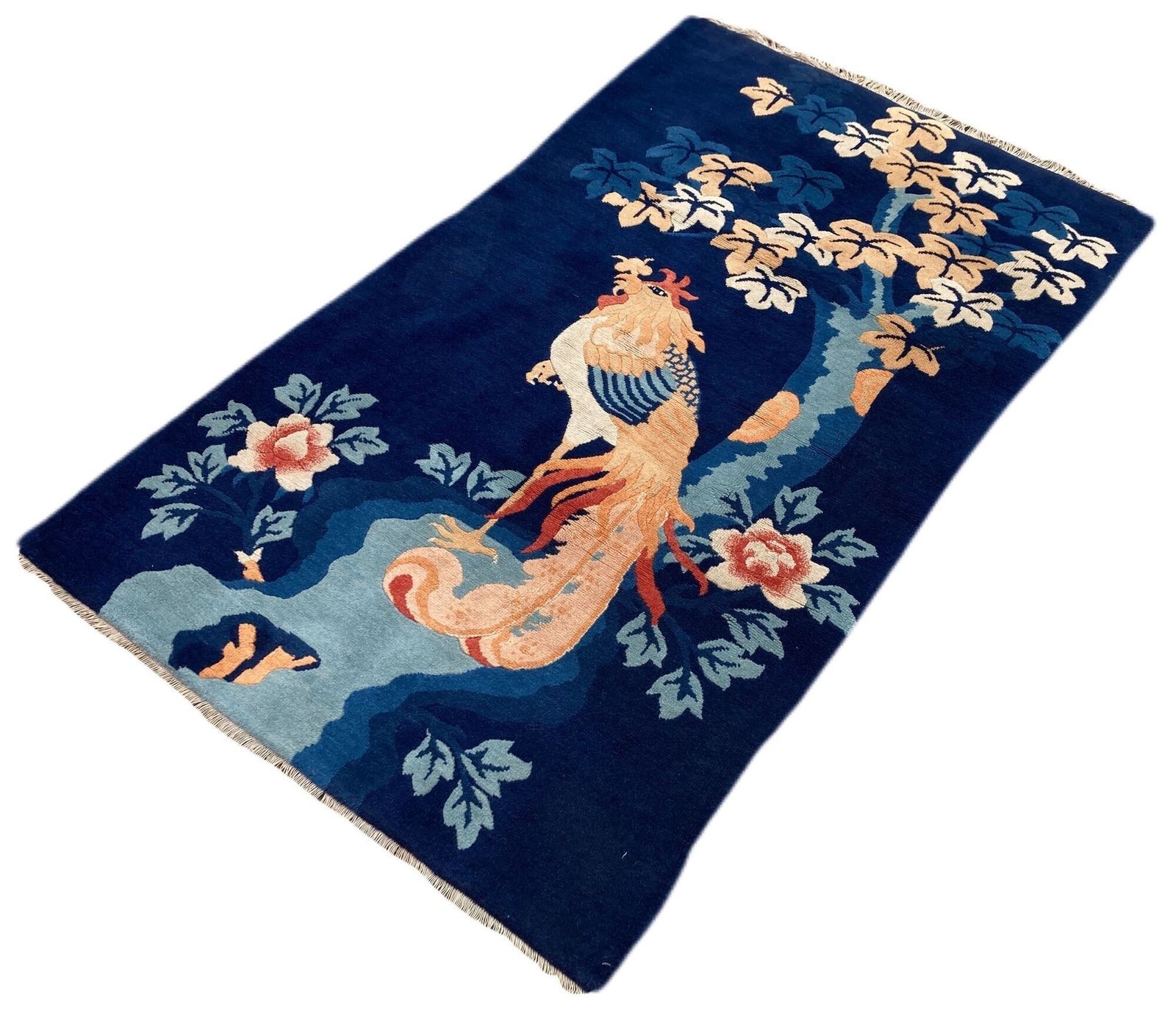 Vintage Chinese Pao Tao Rug 1.52m X 0.91m photo for sale
