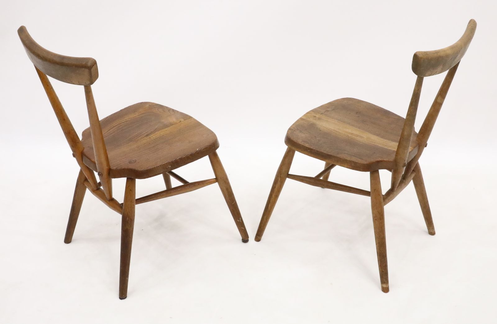 2 Ercol Stacking Chairs School/Playroom Chairs 1950s Finish Free Uk Delivery photo Furniture