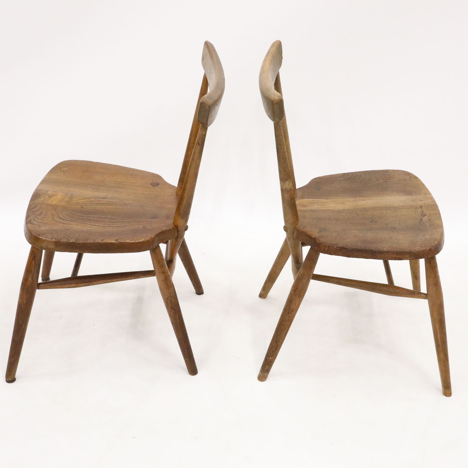 photo buy 2 Ercol Stacking Chairs School/Playroom Chairs 1950s Finish Free Uk Delivery