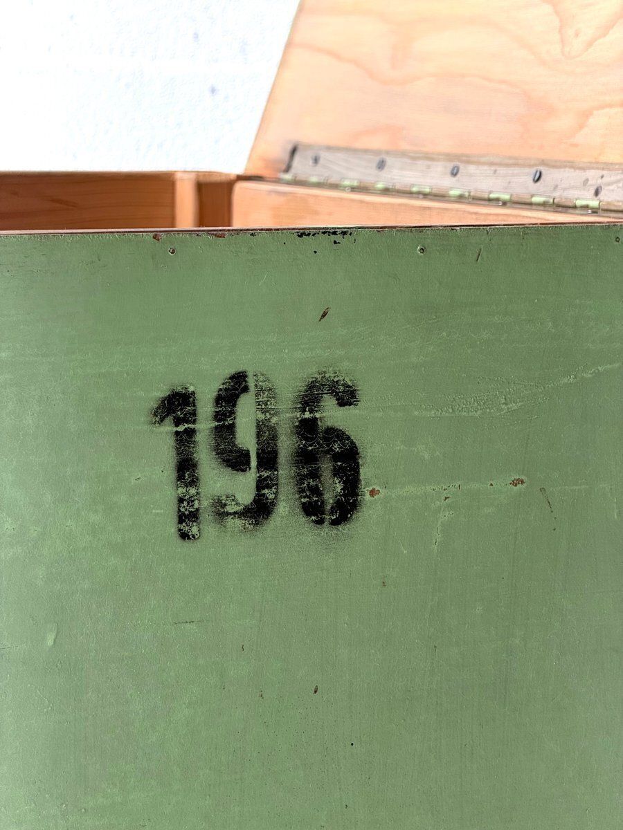 photo vintage Industriële Opbergtafel, 1960