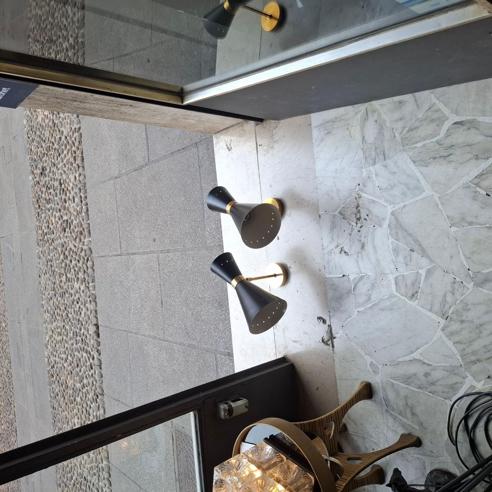 Stilnovo “Stile” Couple Sconces Brass Metal, 1960, Italy photo buy