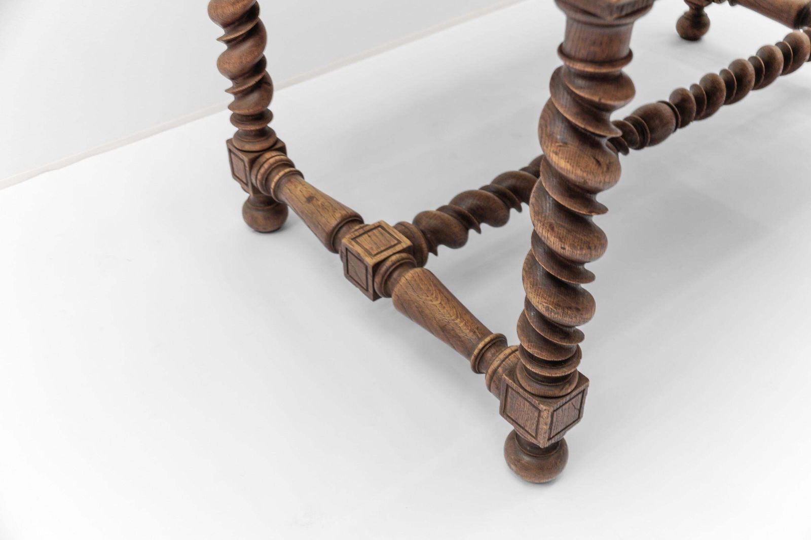 2136.0 Late 19th Century French Barley Twist Writing Desk photo