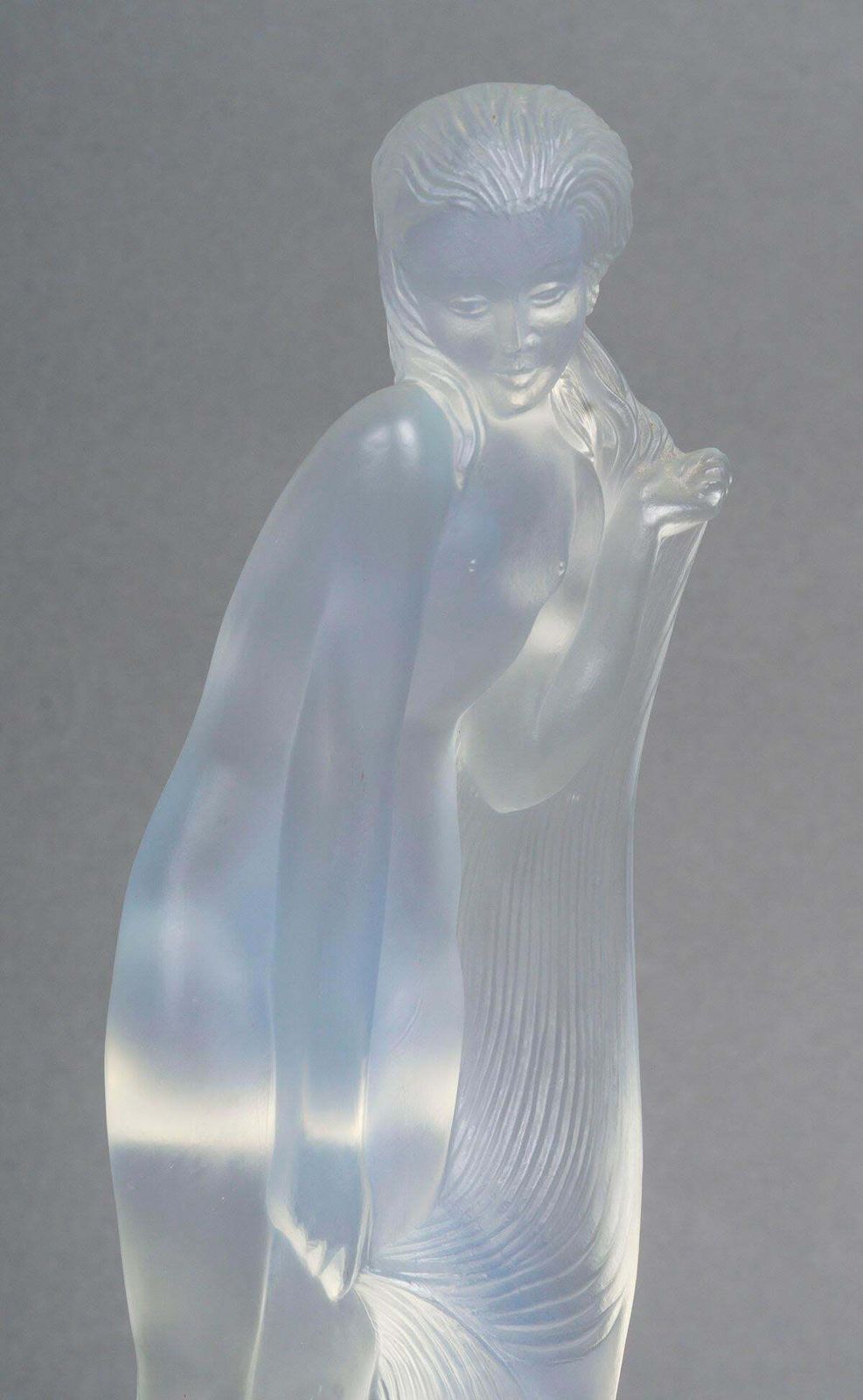 Sculpture, Statuette, Glass Work By Edmond Etling, Circa 1930, Art Deco. photo Art