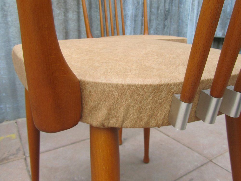 Mid Century Dutch Organic Chairs From Stevens, 1950s, Set Of 3 photo 388.0