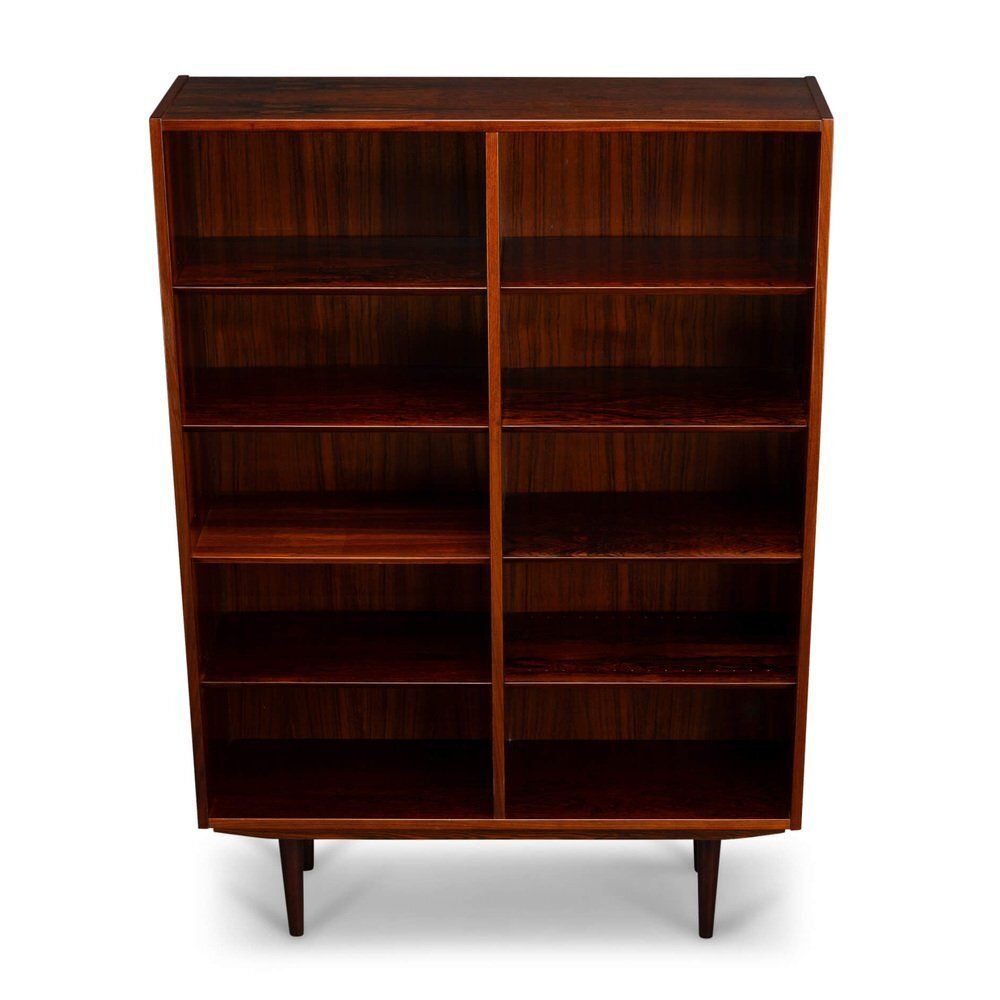 Mid Century Modern Danish High Rosewood Bookcase From Hundevad & Co., 1960s photo 2250.0