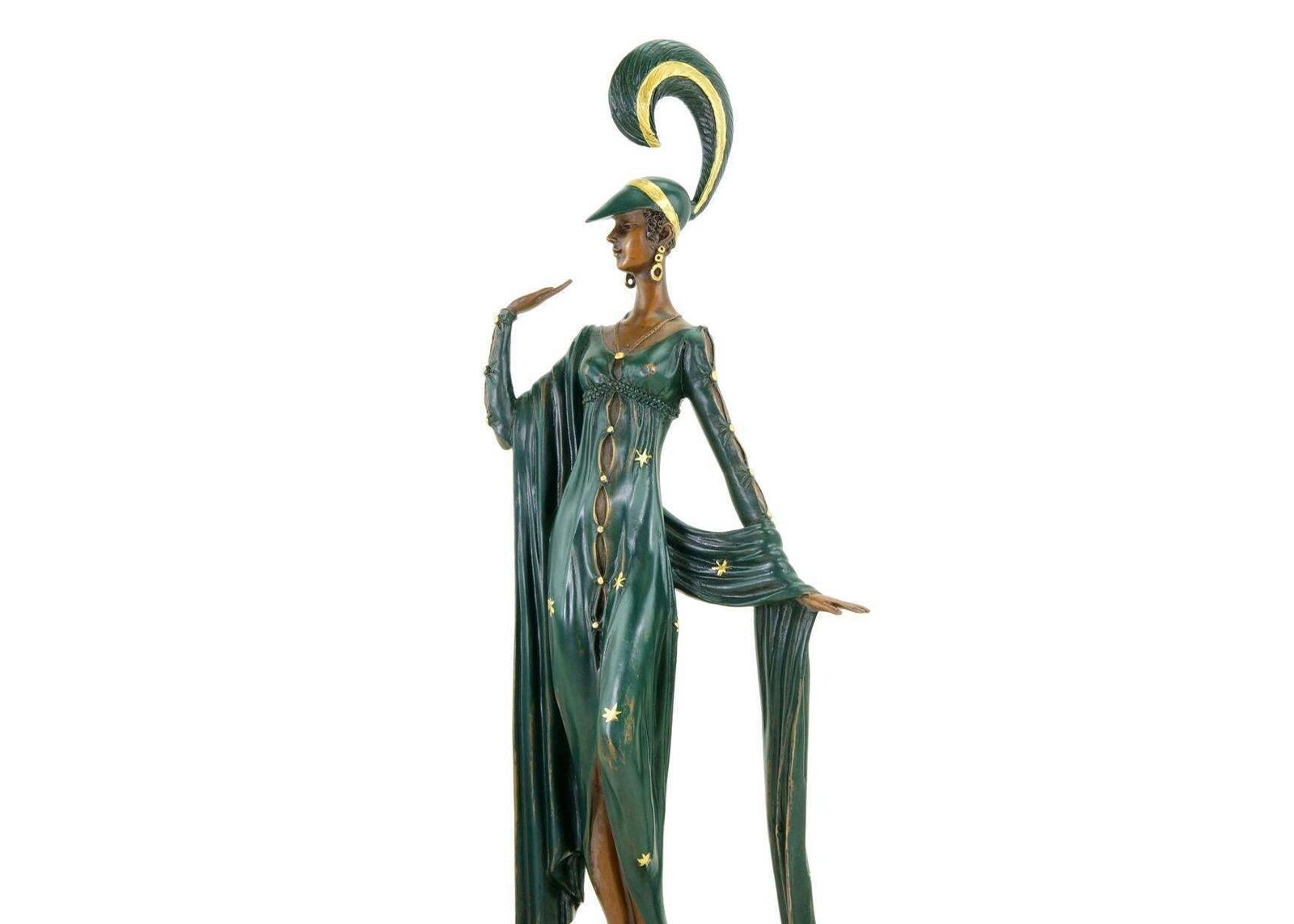 Sculpture Revue Dancer In Bronze, Art Deco Style, 20th Century photo buy