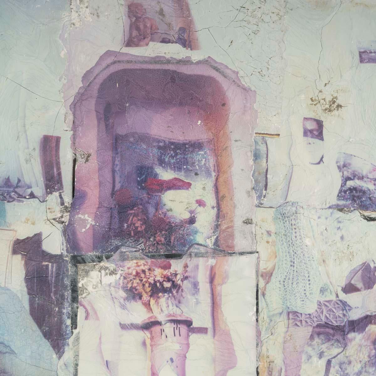 Contemporary Work, Under Glass, Painting And Collage, Xxth Century. photo for sale