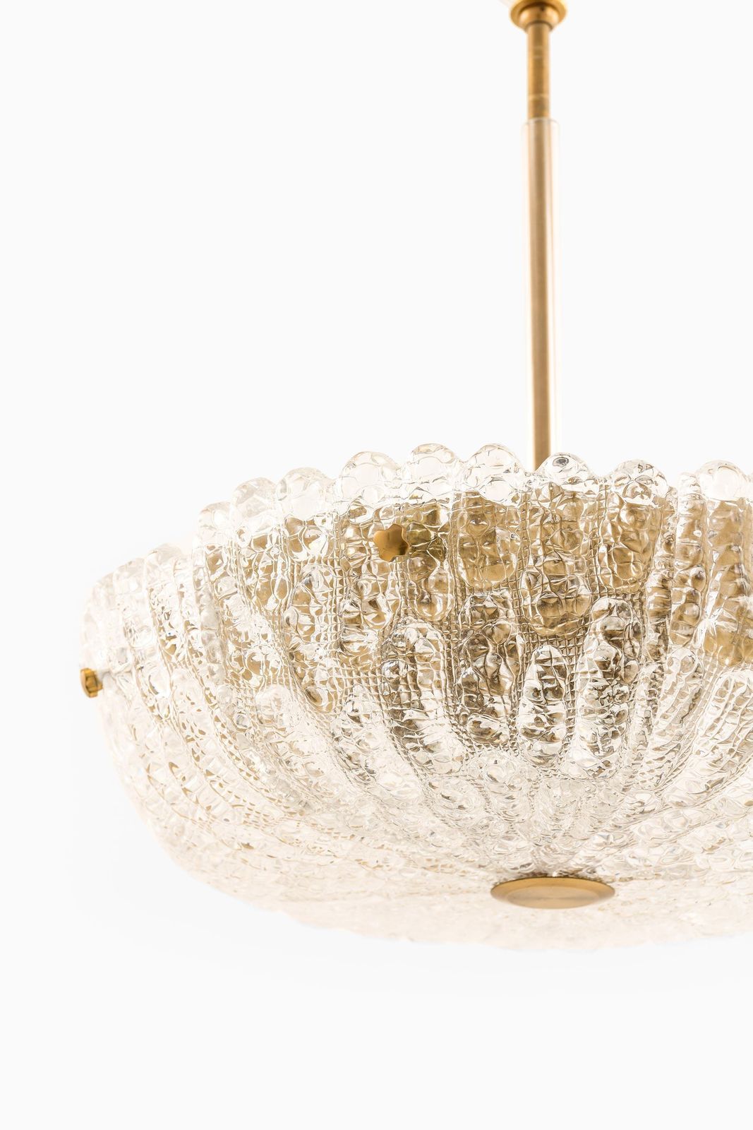 Set Of 2 Ceiling Lamps In Brass And Glass By Carl Fagerlund, 1960s photo furniture
