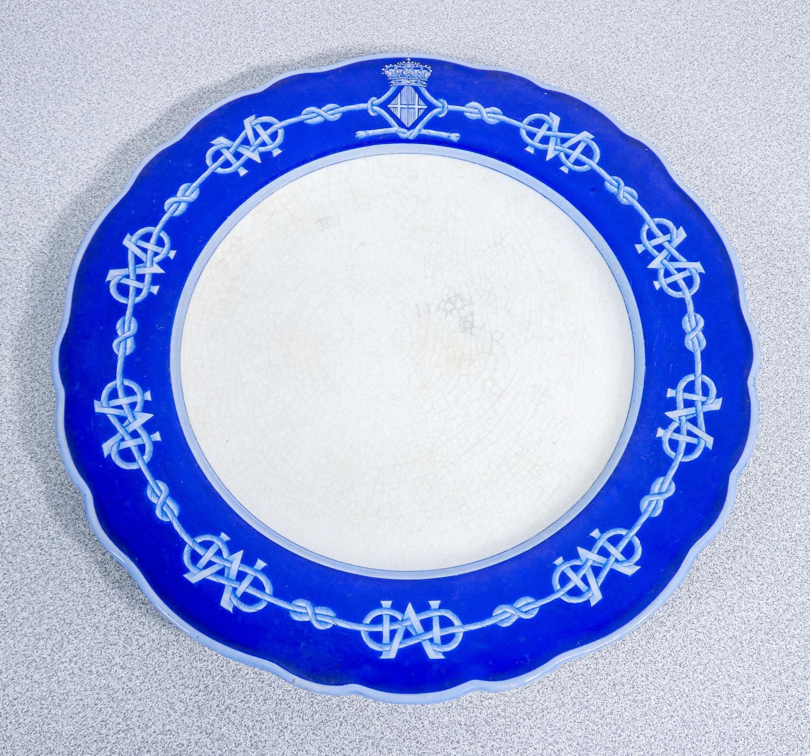 Set Of Eight Plates With Coats Of Arms Of Queen Margaret Of Savoy, S.C.I. Laveno photo furniture