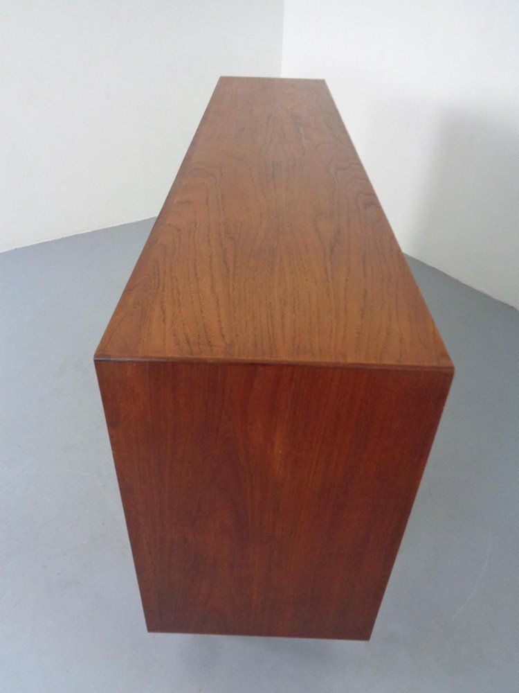 photo for sale Large Teak Sideboard By Henry Rosengren Hansen For Brande Møbelindustri, Denmark, 1950s