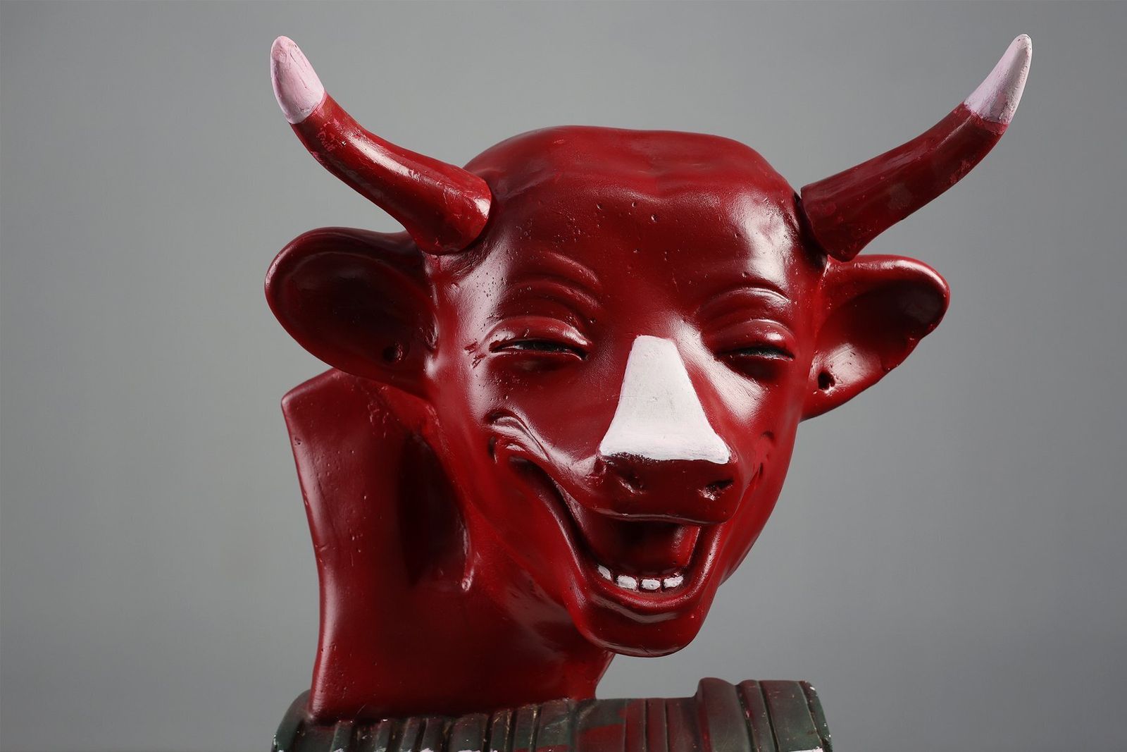 Art Deco The Laughing Cow Advertising Sculpture From Novita, France, 1920s photo Art