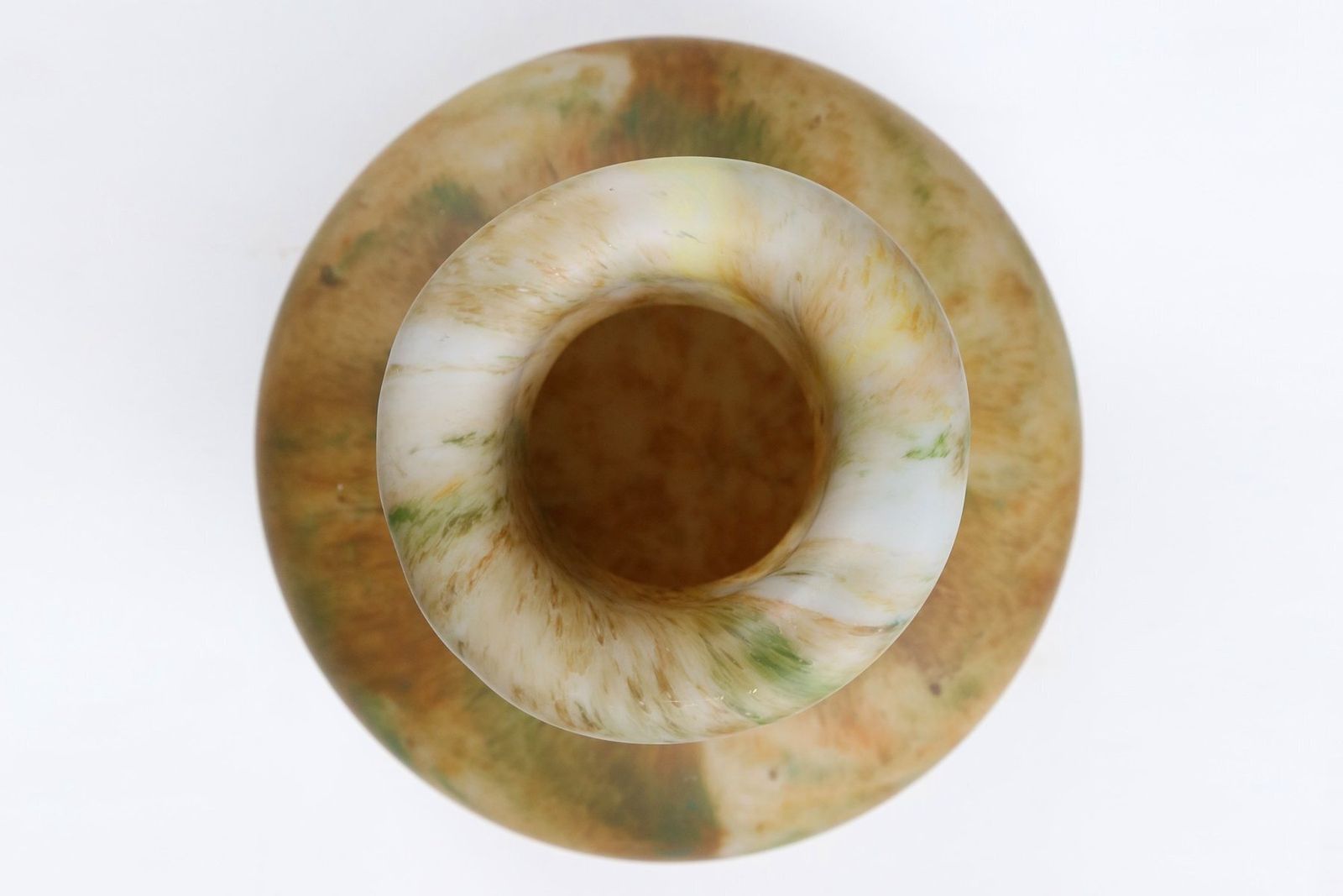 Art Nouveau Pâte De Verre Vase, France, 1920s photo Home Decor