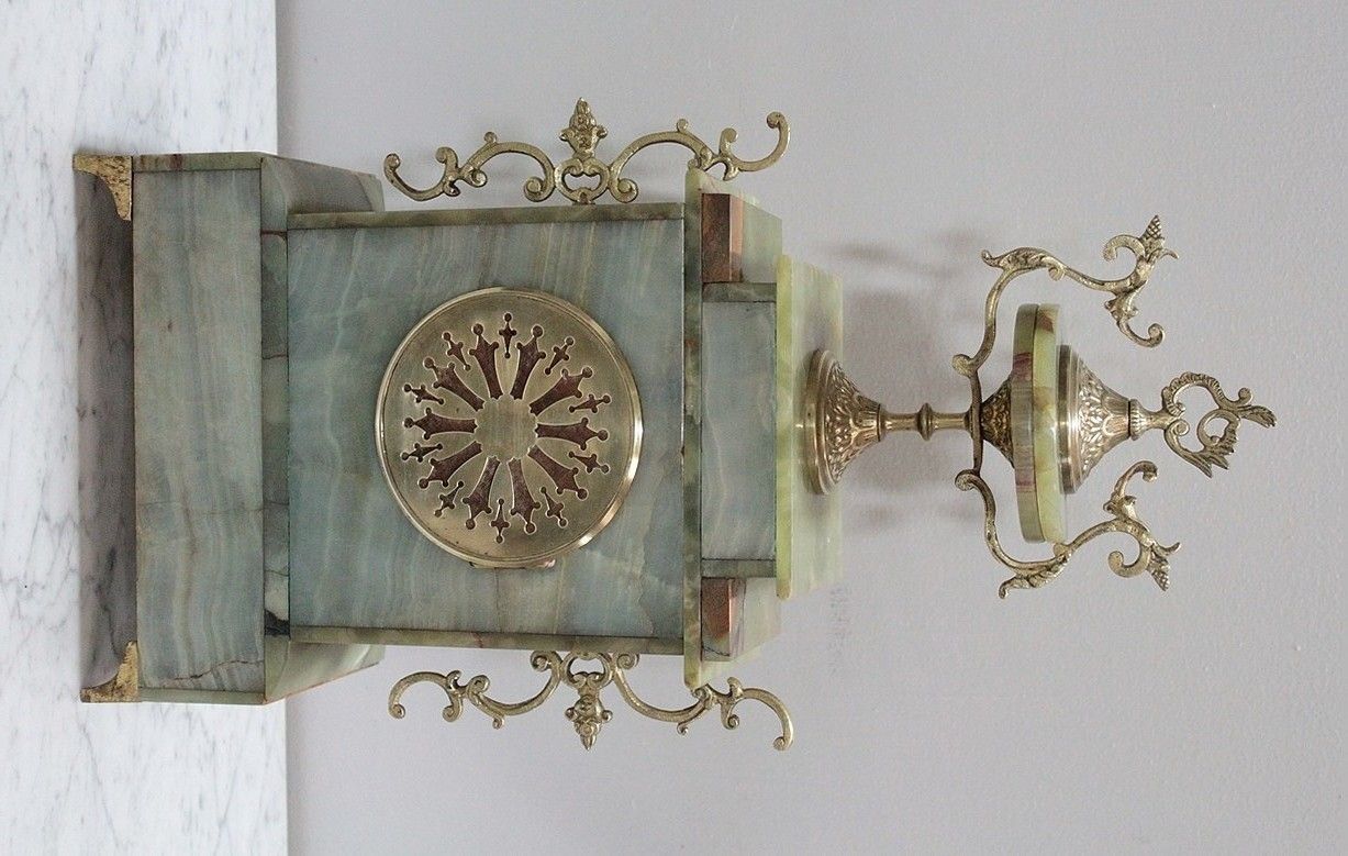 photo for sale Fireplace Set Louis XV Louis XVI Style, 1920th