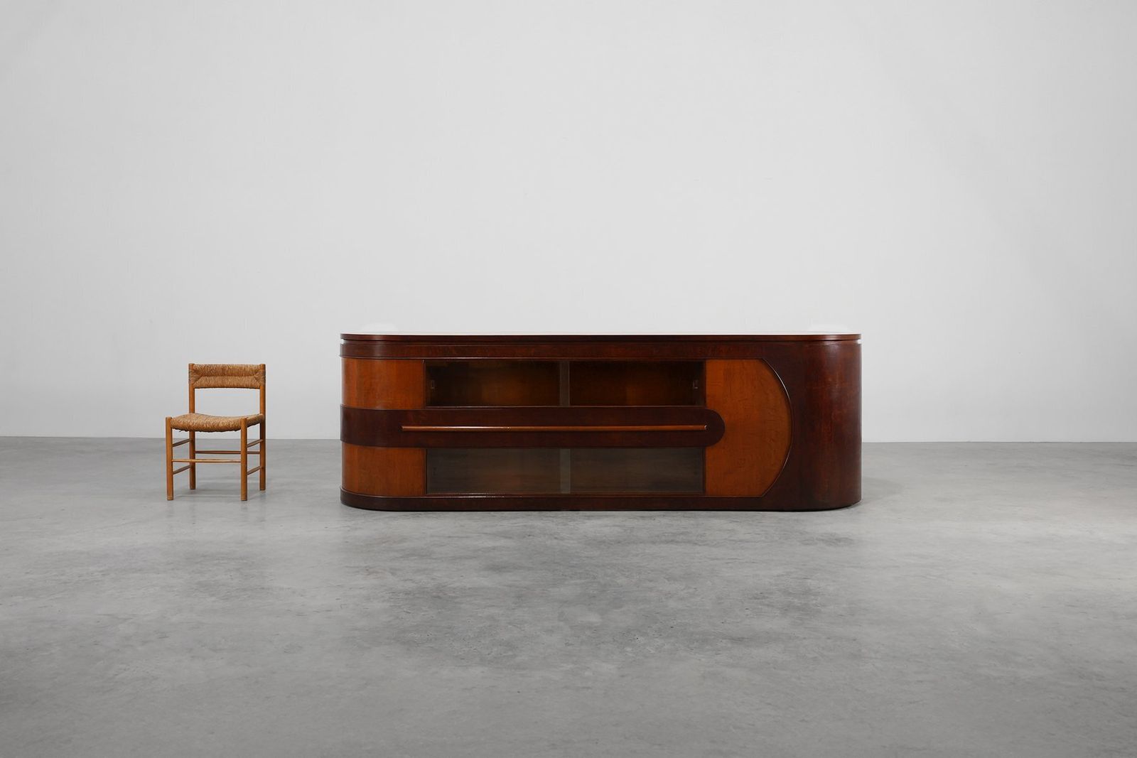 photo vinterior Large Art Deco Counters Attributed To De Coene, Belgium, 1920s, Set Of 2