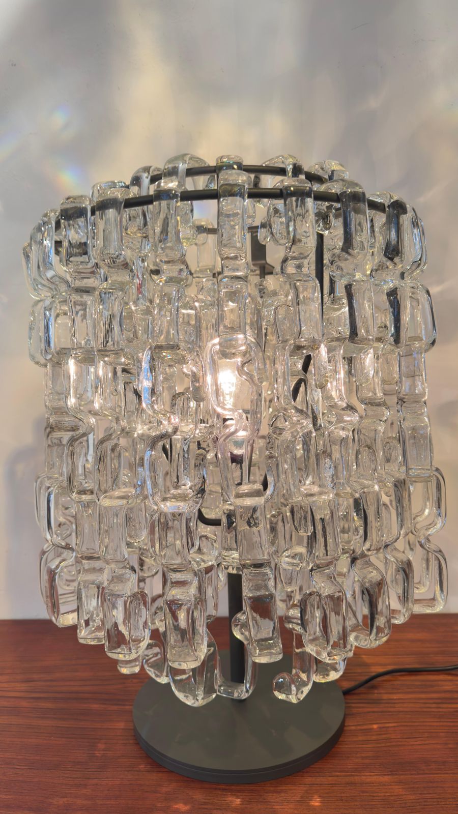 Seventies Interlocking Art Glass Work By Barbini, Italy photo buy