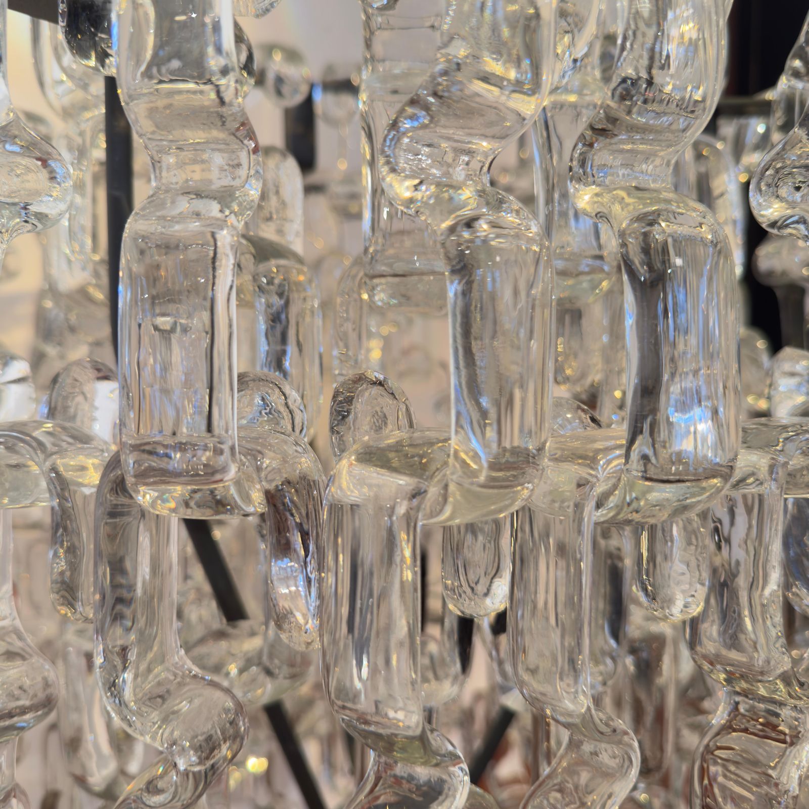 5516.0 Seventies Interlocking Art Glass Work By Barbini, Italy photo